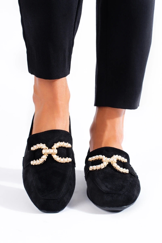 Women's moccasins Shelovet black