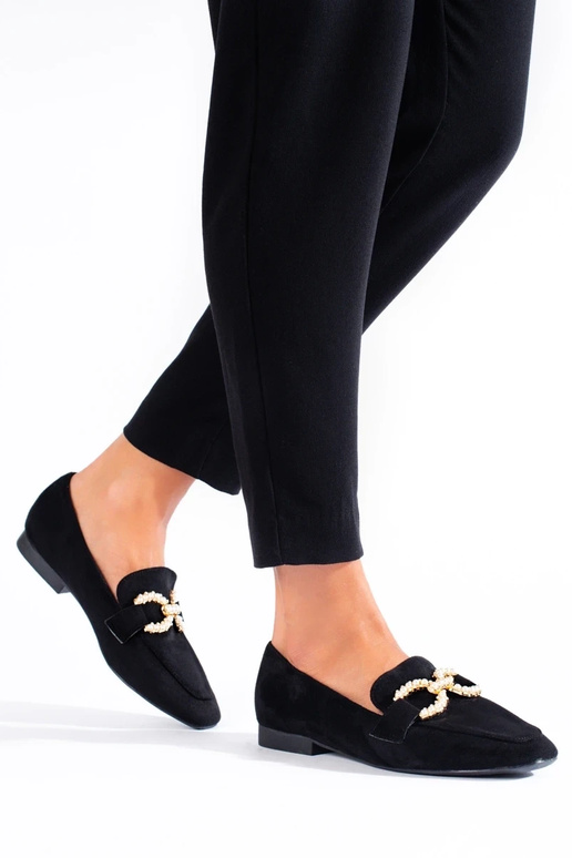 Women's moccasins Shelovet black