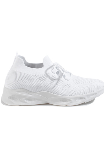 Buty sportowe białe tekstylne