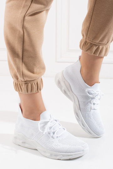 Buty sportowe białe tekstylne 2