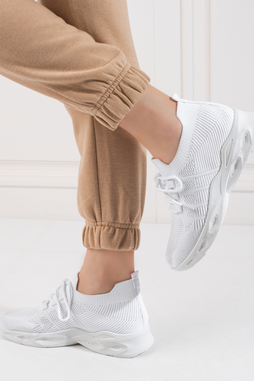 Buty sportowe białe tekstylne