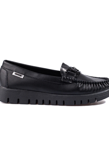 black INomens moccasins...