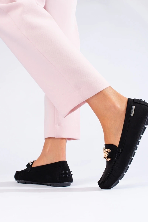 Women's moccasins Shelovet black