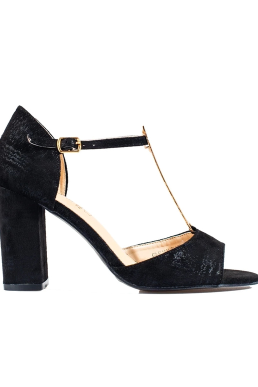 black   sandals  Shelovet black   sandals  Shelovet