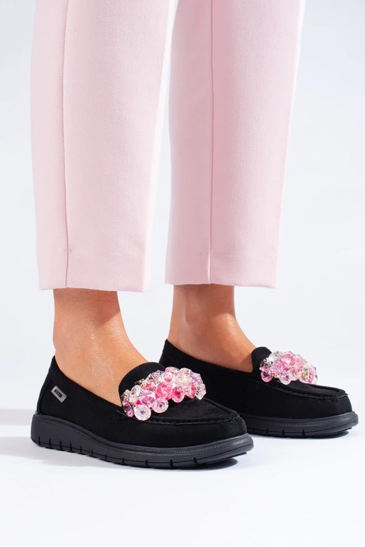 Women's moccasins of suede Shelovet Women's moccasins of suede Shelovet