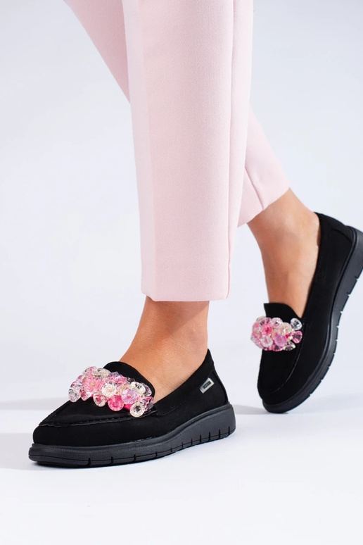 Women's moccasins of suede Shelovet Women's moccasins of suede Shelovet