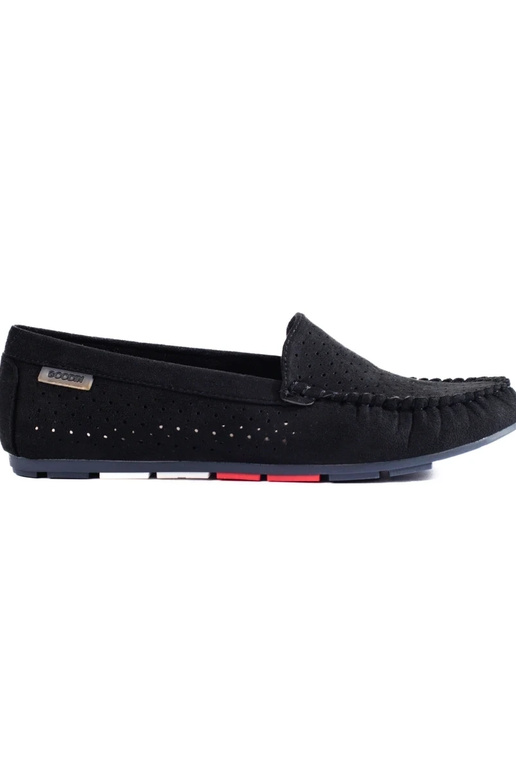 black Women's moccasins  Shelovet black Women's moccasins  Shelovet