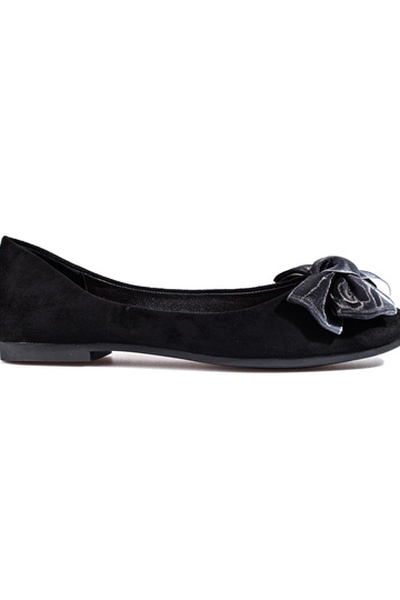 of suede  ballerinas with...