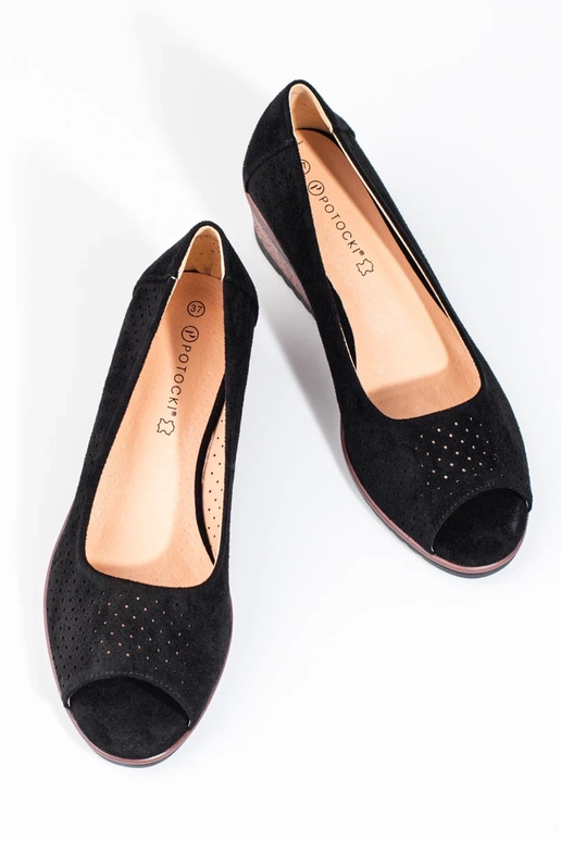 with elements of openwork of suede... with elements of openwork of suede...