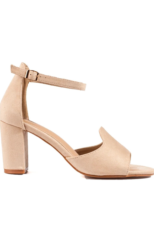 beige sandals  on the heel Potocki