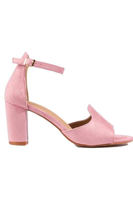pink sandals  on the heel W. Potocki pink sandals  on the heel W. Potocki