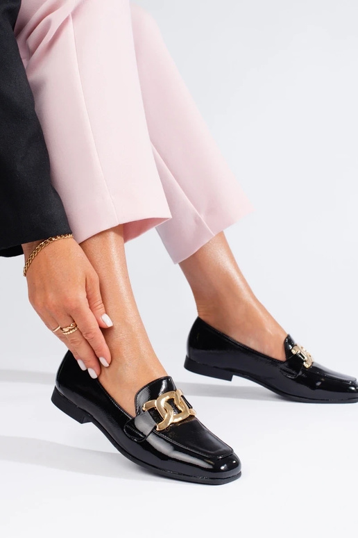 with lacquer effect black Women's... with lacquer effect black Women's...