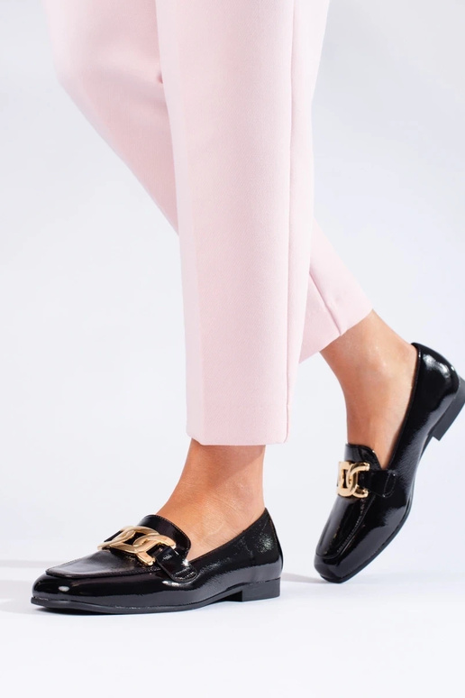 with lacquer effect black Women's... with lacquer effect black Women's...