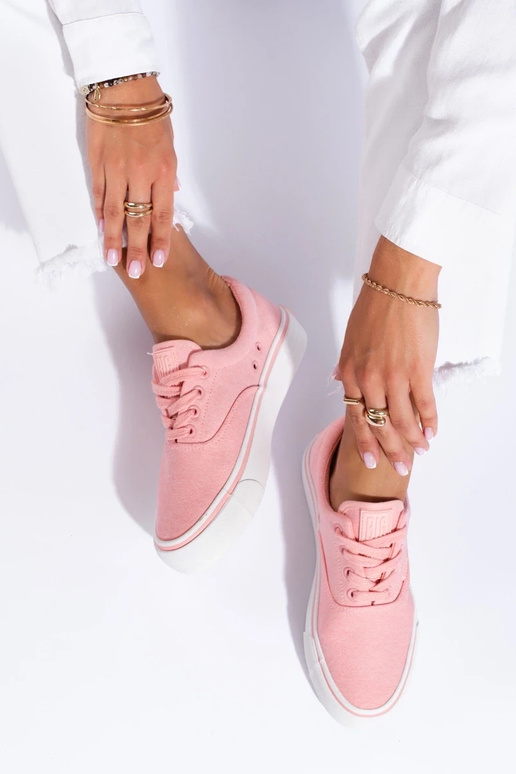 Women's boots pink Big Star LL274147P