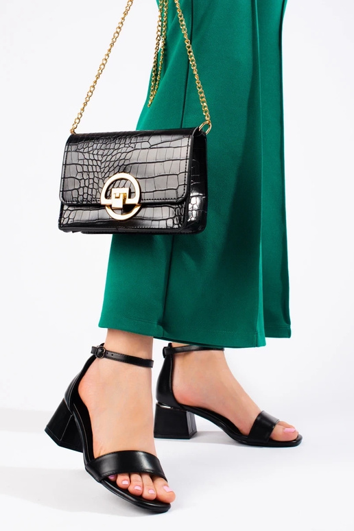 black  sandals  Vinceza black  sandals  Vinceza