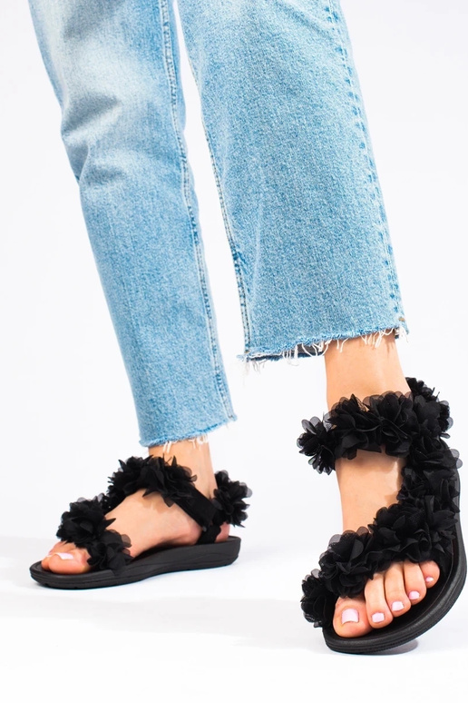 black  sandals  Shelovet black  sandals  Shelovet