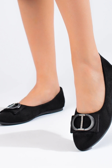 black  ballerinas of suede... 2