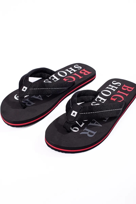 slippers  black BIG STAR LL174614