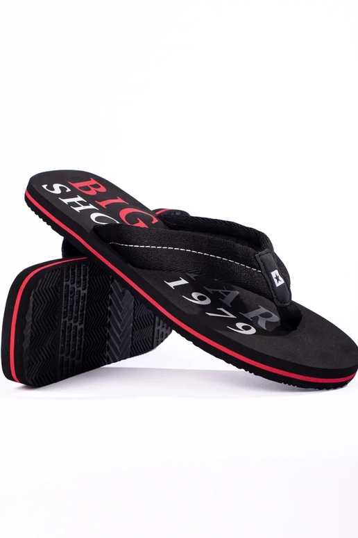 slippers  black BIG STAR LL174614