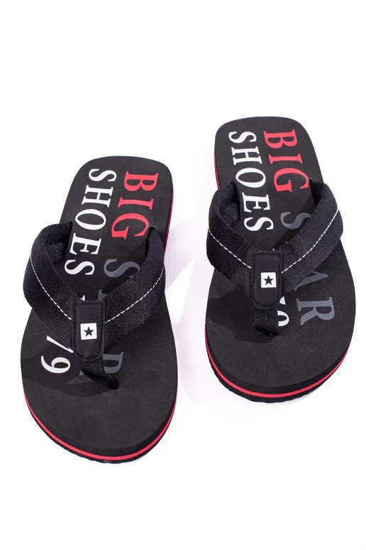 slippers  black BIG STAR LL174614