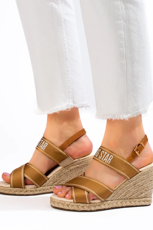beige sandals  BIG STAR LL274883