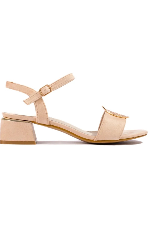 INomens beige of suede sandals on a...