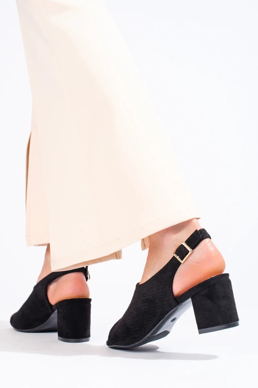 with elements of openwork sandals...