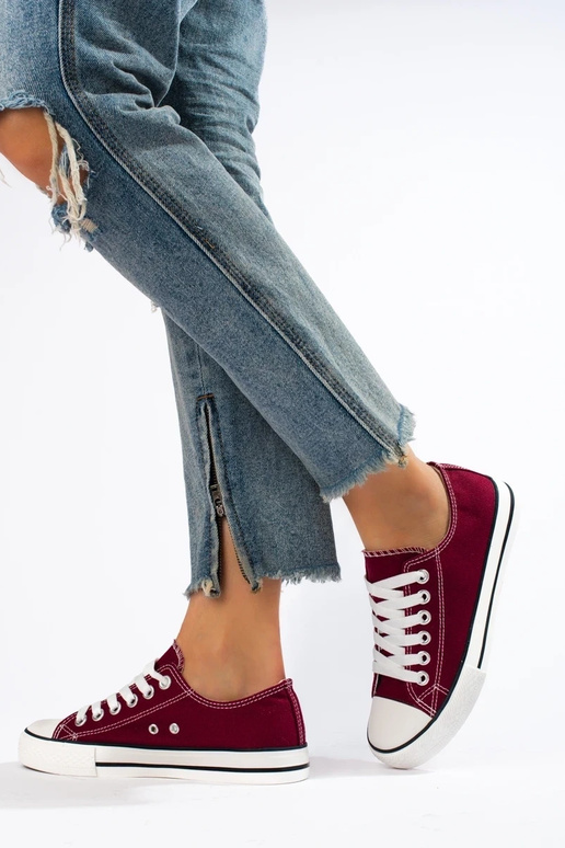 shoes burgundy color Shelovet