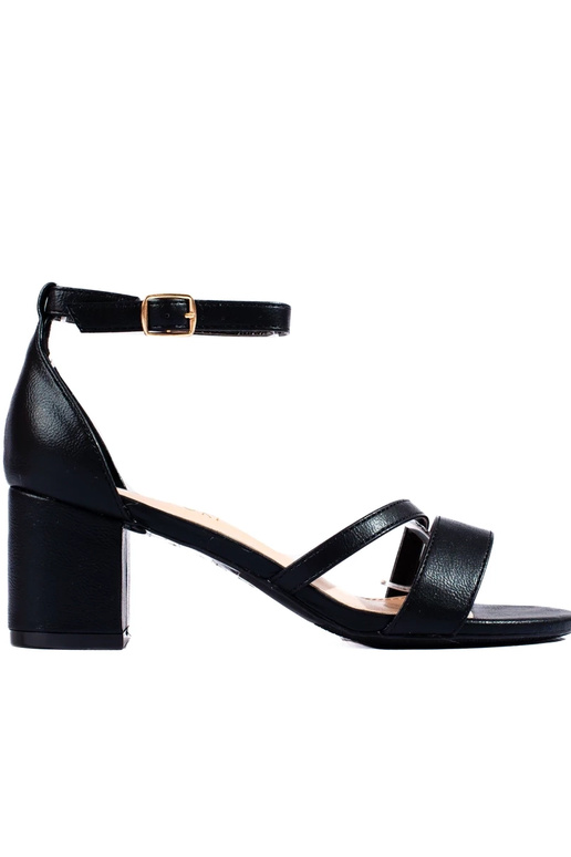 sandals on the heel Potocki black sandals on the heel Potocki black