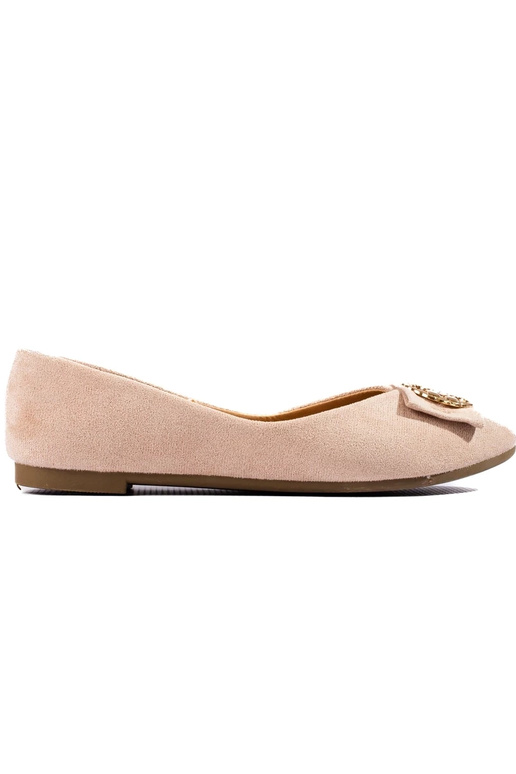 beige of suede ballerinas  Potocki