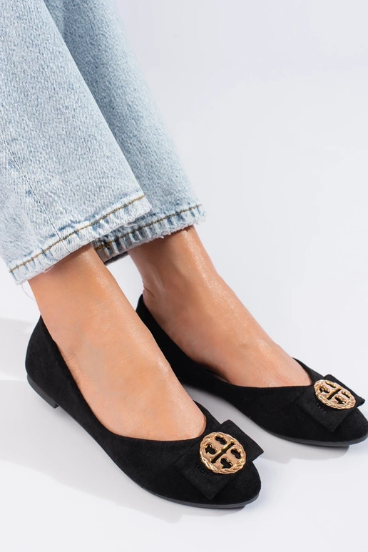 black of suede ballerinas  Potocki black of suede ballerinas  Potocki