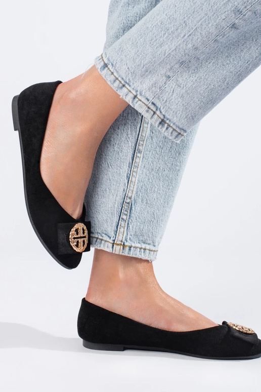 black of suede ballerinas  Potocki black of suede ballerinas  Potocki