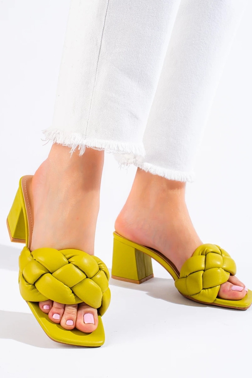 green color  slippers   Shelovet green color  slippers   Shelovet