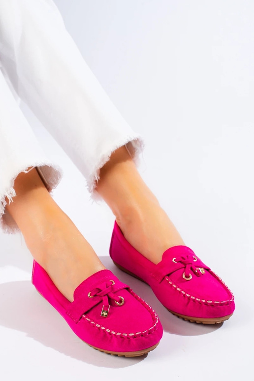 pink of suede Women's moccasins Shelovet pink of suede Women's moccasins Shelovet