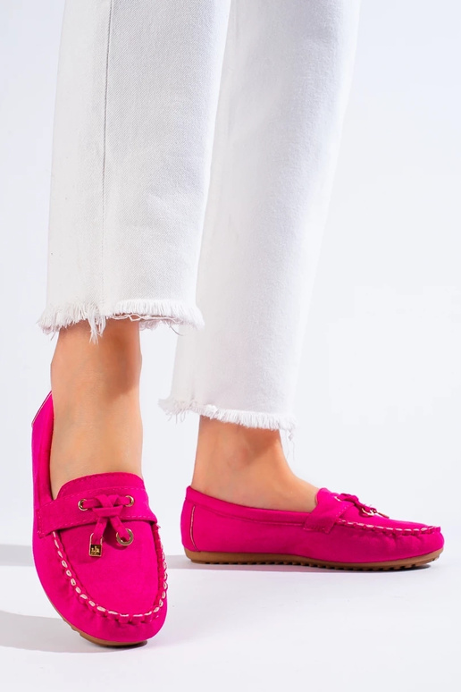 pink of suede Women's moccasins Shelovet pink of suede Women's moccasins Shelovet