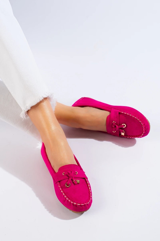 pink of suede Women's moccasins Shelovet pink of suede Women's moccasins Shelovet