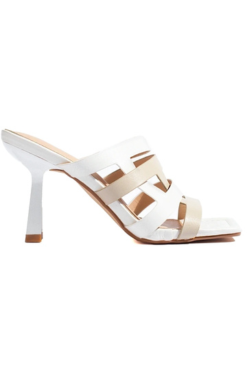 White color  slippers...