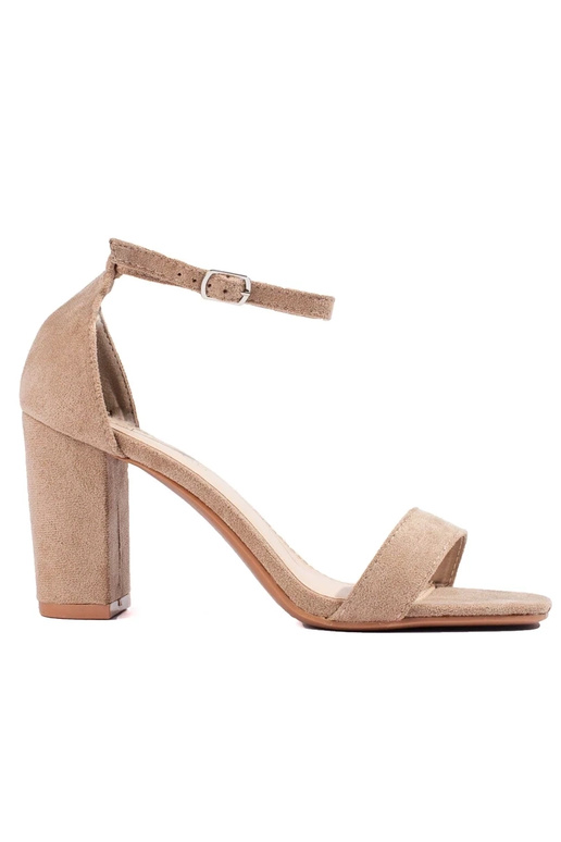 of suede sandals on the heel Shelovet... of suede sandals on the heel Shelovet...