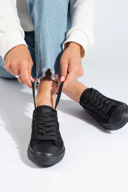 Black classic model women's sneakers...