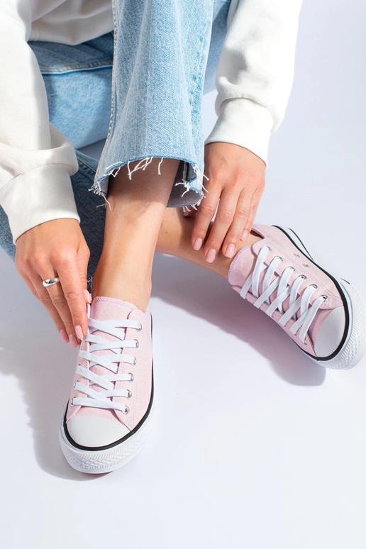 Pink sneakers of the classic model Vico Pink sneakers of the classic model Vico