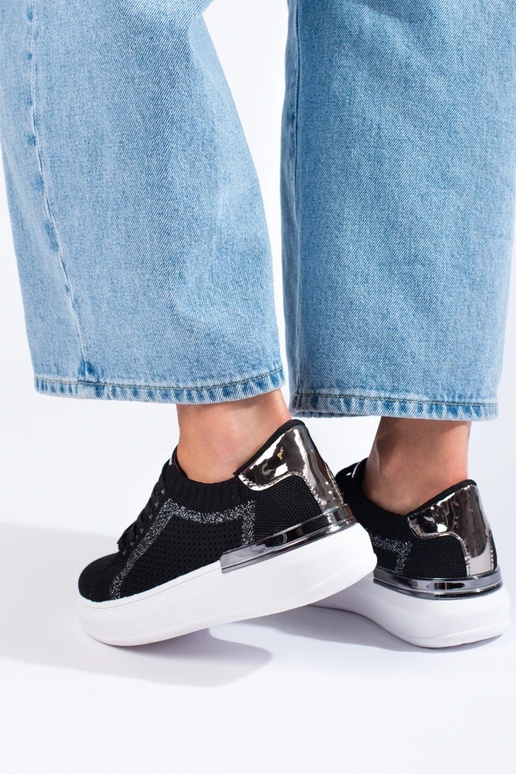 textile shoes with platform Shelovet... textile shoes with platform Shelovet...