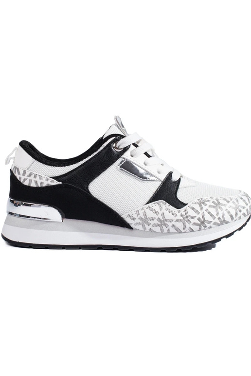 Sporty style white-black shoese Shelovet Sporty style white-black shoese Shelovet