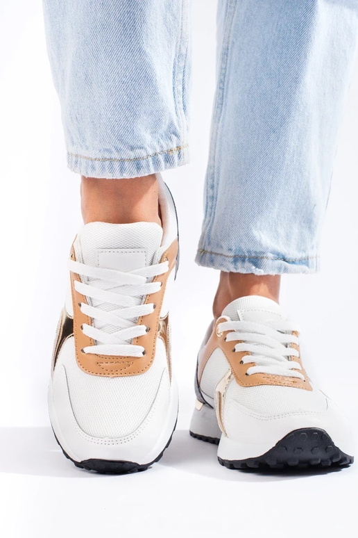 Sporty style shoese Shelovet white color Sporty style shoese Shelovet white color