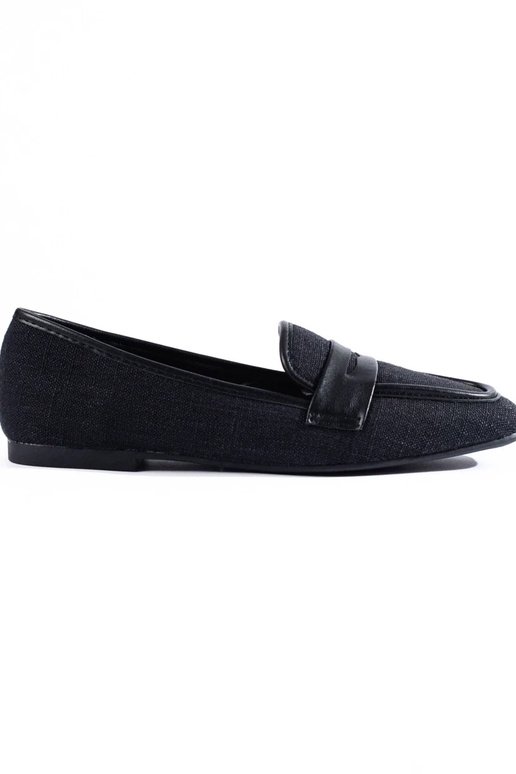 Women's moccasins black Shelovet Women's moccasins black Shelovet
