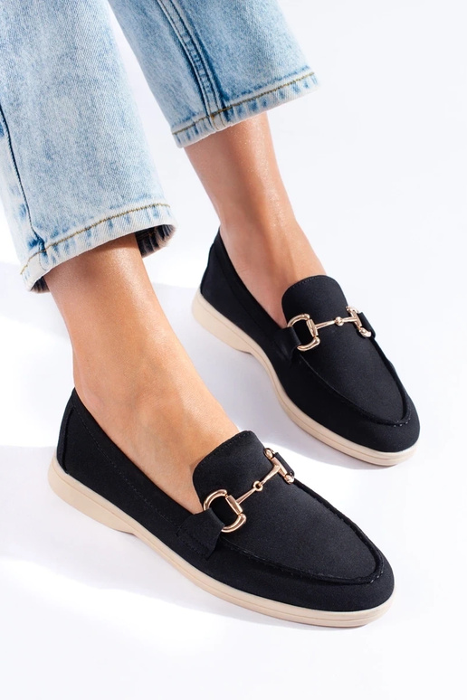 of suede shoes black Shelovet