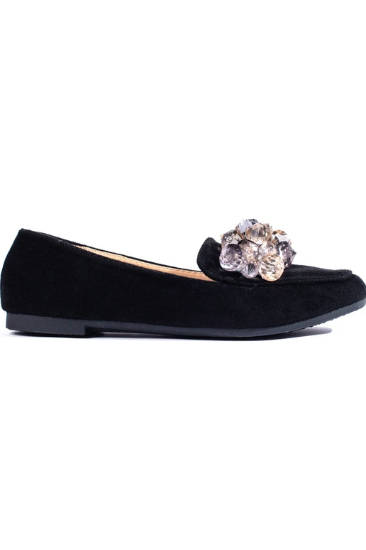 black of suede lords decorated with... black of suede lords decorated with...