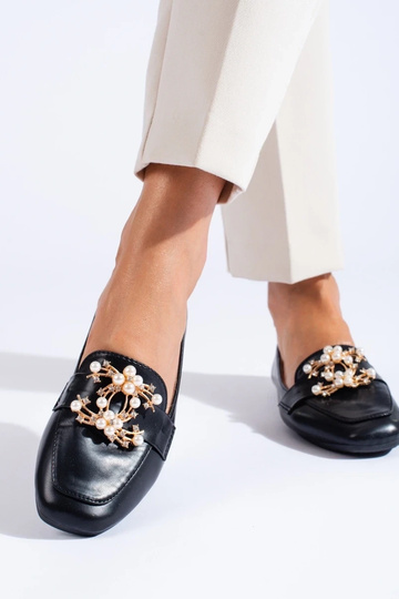 black  Women's moccasins... 2