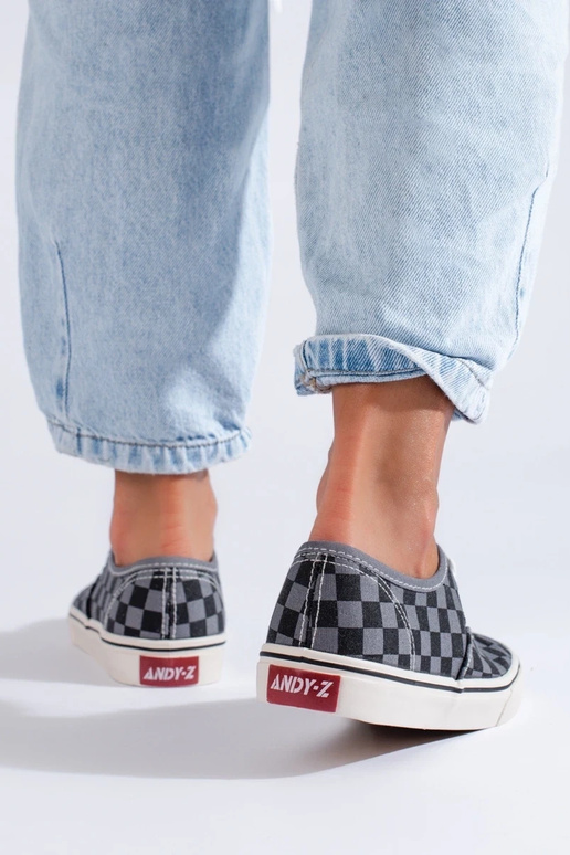 Black and-gray shoes  Shelovet