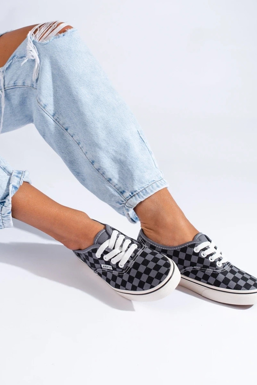 Black and-gray shoes  Shelovet