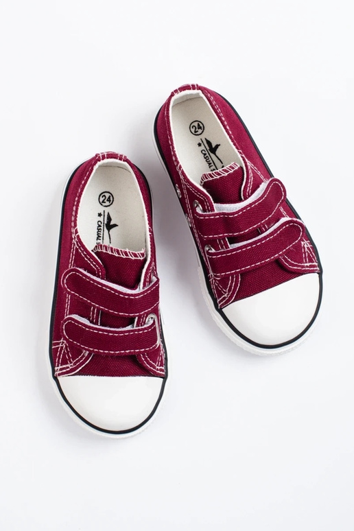 casual shoes   burgundy color Vico